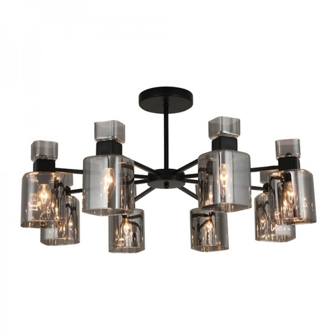 Люстра Ardero OLIVIA BLACK на 8 плафонів Ø 55 см