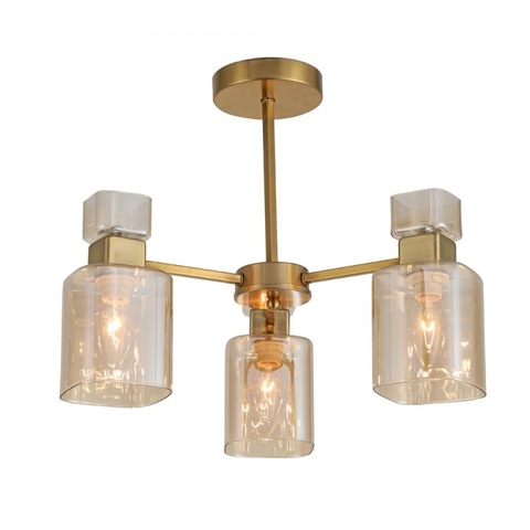 Люстра Ardero OLIVIA GOLD на 3 плафони Ø 46 см