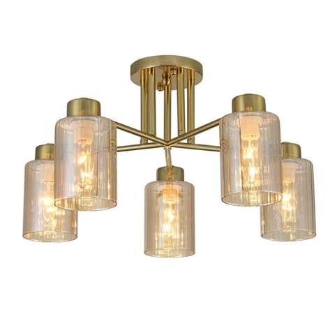 Люстра Ardero OSTIN GOLD на 5 плафонів Ø 50 см