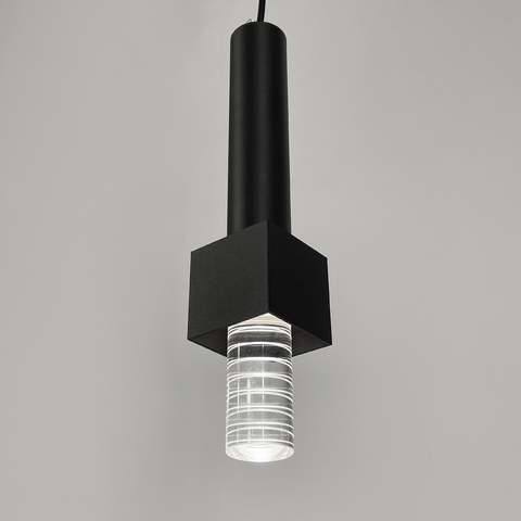 Геометричний підвіс у чорному корпусі 30х6 см