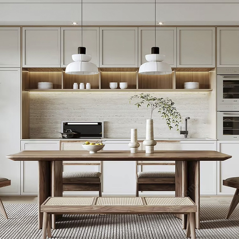 Люстра у чорному корпусі з білим абажуром Ø 40 см