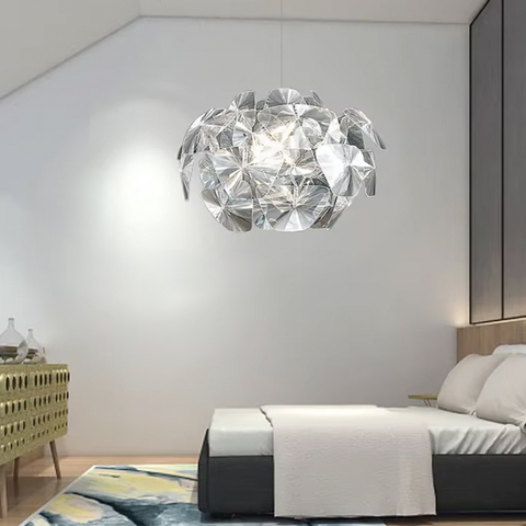 Декоративный светильник с полупрозрачными пластинами Ø 70 см