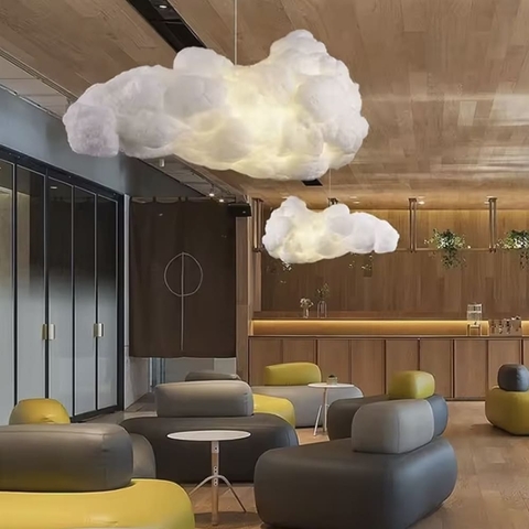  Підвісний світильник із плафоном-хмарою 120 см