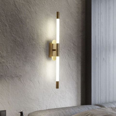 Настінний світильник Phobos у латунному корпусі 60 см