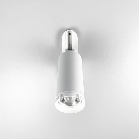 Трековий світильник з лінзою в білому кольорі 10W