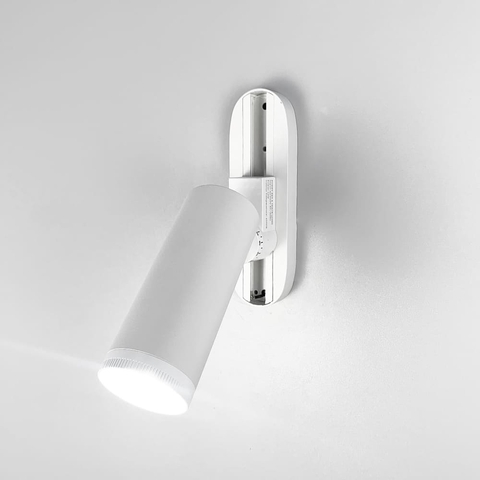 Трековий світильник з лінзою в білому кольорі 7W