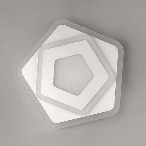 Минималистичный LED светильник Ø 25 см для небольших комнат