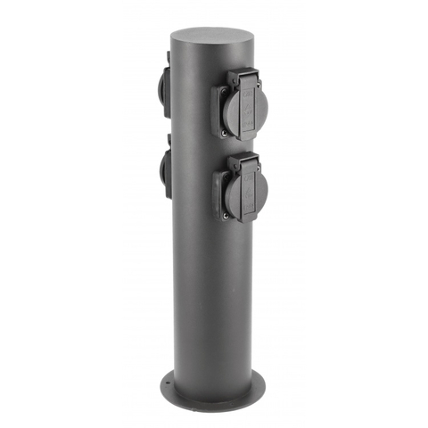 Столбик садовый CORTA-P на 4 розетки Schucko IP54