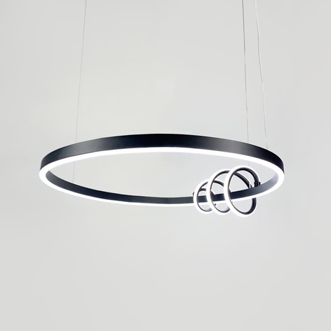 Підвісна LED люстра з кріпленням у двох точках Ø 60 см