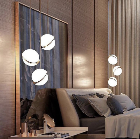 Підвісний світильник-напівсфера Ø 20 см