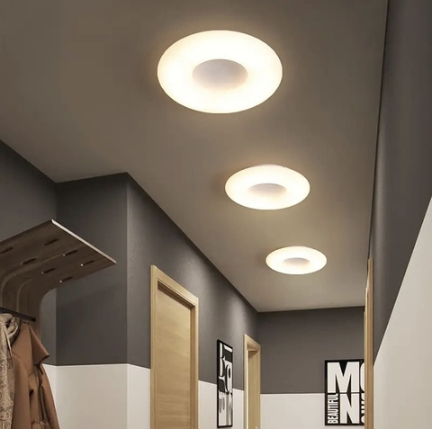 Стельова LED люстра із кремовою серединою Ø 47 см