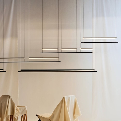 Підвісний світильник-репліка з потрійним корпусом 177х20х18 см