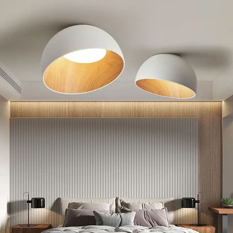 Стильний та сучасний світильник у білому корпусі Ø 50х30 см