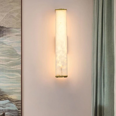 Стильне бра з імітацією мармуру у корпусі 60х10 см