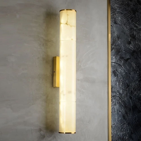 Стильне бра з імітацією мармуру у корпусі 80х10 см