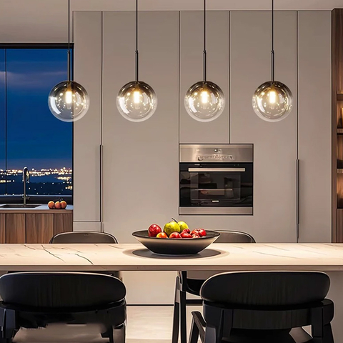 Світильник із градієнтним графітовим плафоном Ø 20 см