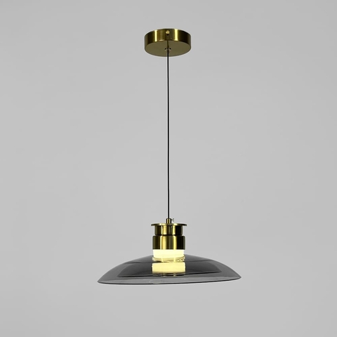 Світильник із подвійним графітовим плафоном Ø 30 см