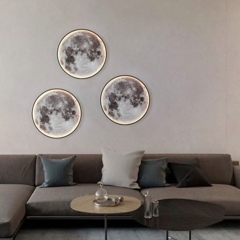 Настінно-стельовий світильник у вигляді планети Ø 30 см