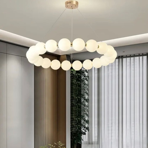 Люстра із серії Mysa Pearl Ø 80 см на 3 світлових режими