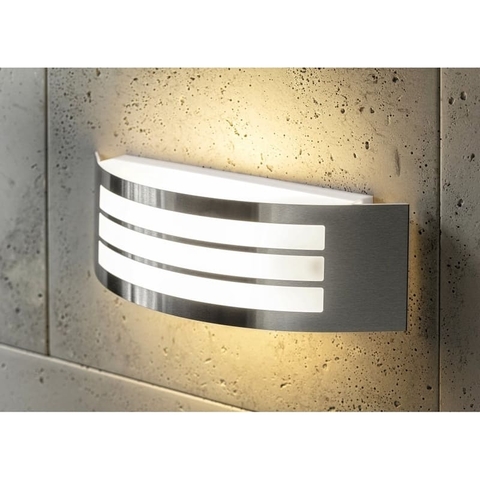 Світильник фасадний ASTRIT, E27, макс. 14 Вт, IP54, інокс