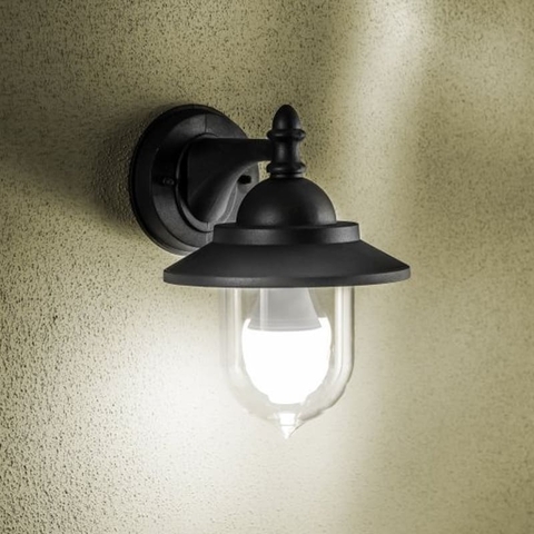 Світильник фасадний TOSKANA, E27, макс. 60 Вт, IP54, чорний