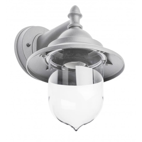 Світильник фасадний TOSKANA, E27, макс. 60 Вт, IP54, сірий