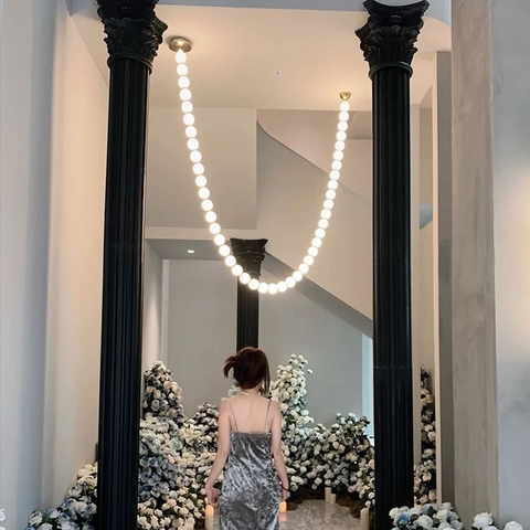 Люстра із серії Perla на 40 кульок 360 см 3 світлових режими