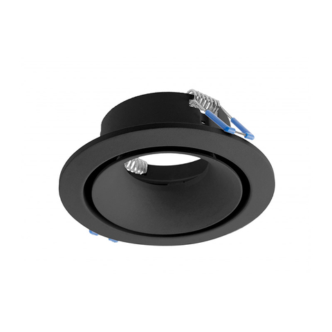 Корпус світильника точкового CANNA, IP20, круглий, чорний, d97х35мм