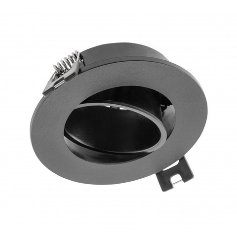 Корпус світильника точкового LINTO, IP20, PC, круглий, Ø90×29 мм, чорний