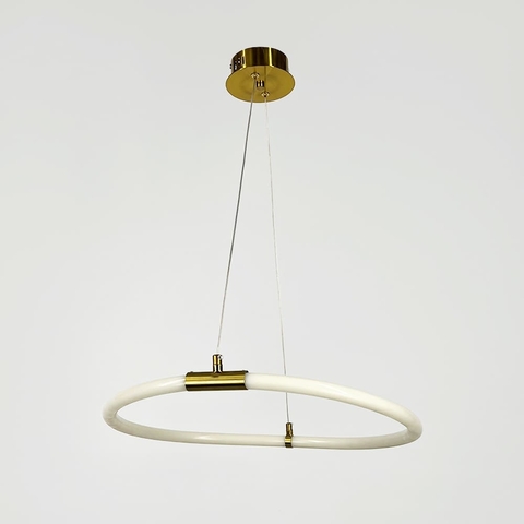  Латунна кільцева люстра з гнучкою LED стрічкою Ø 45 см