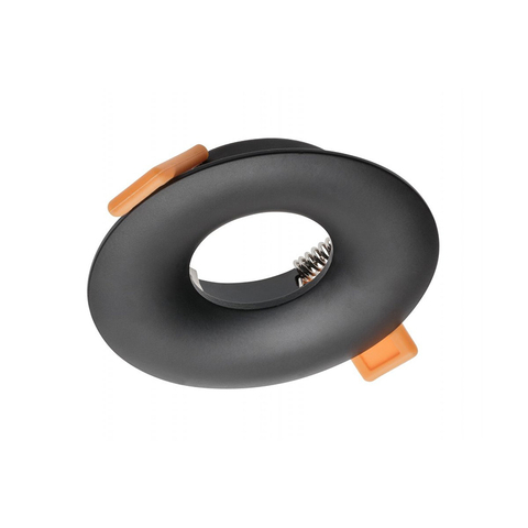 Корпус світильника точкового AURORA, IP20, круглий, Ø96x25 мм, чорний