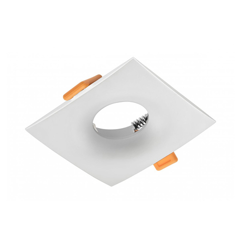 Корпус світильника точкового AURORA, IP20, квадратний, 96x96x25 мм, білий