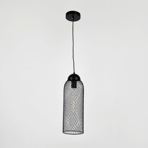 Підвісний чорний світильник Tori Ø 15х45 см