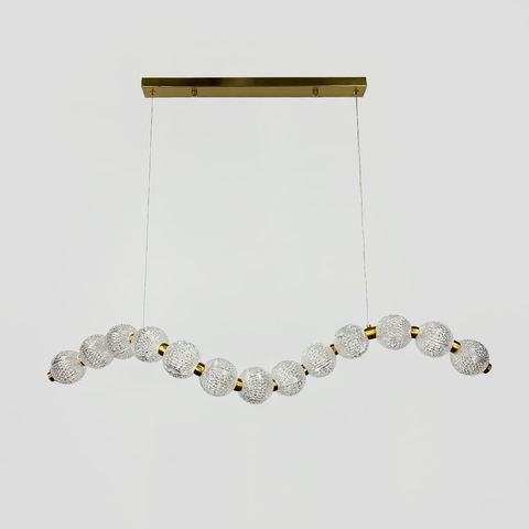 Світлодіодний світильник PEARLIES із прозорими рельєфними кульками