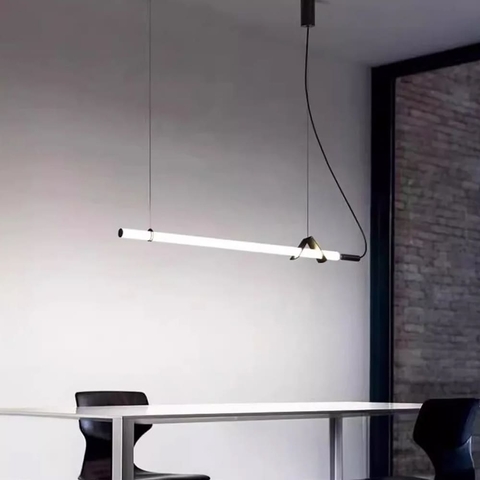 Трубчатый светильник LED с черным корпусом 100 см