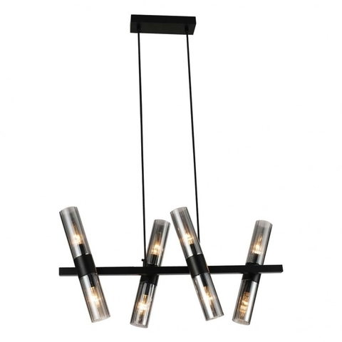 Люстра черная Ardero AURORA на 8 ламп