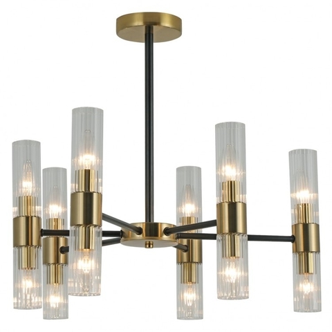 Люстра золота Ardero AURORA на 12 ламп