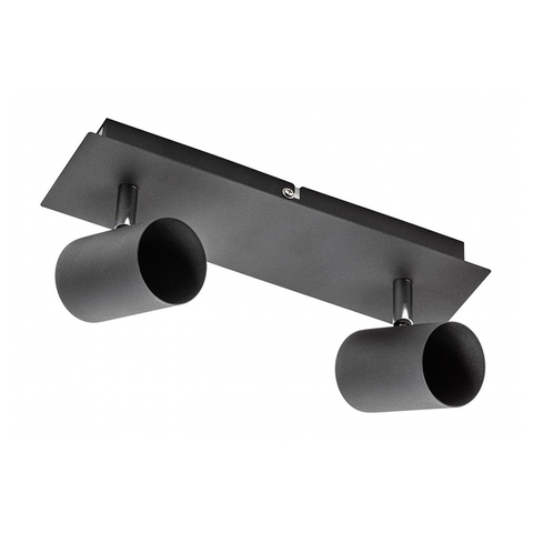 Світильник стельовий VENETO , IP20, макс. 2*20 Вт, GU10, круглий, чорний