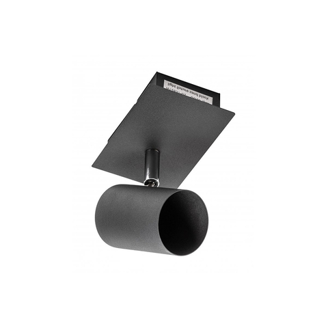 Світильник стельовий VENETO , IP20, макс. 1*20 Вт, GU10, круглий, чорний