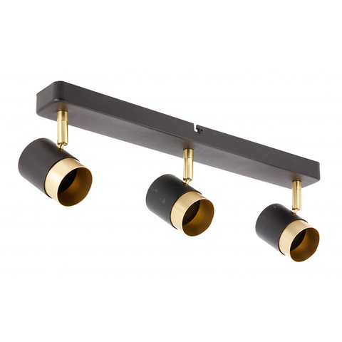 Світильник стельовий ORIO, IP20, макс. 50 Вт, 3*GU10, круглий, чорний