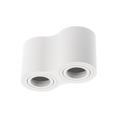 Світильник стельовий AVEIRO DUO BIS, GU10, IP20, макс. 2*20 Вт, подвійний, круглий, білий