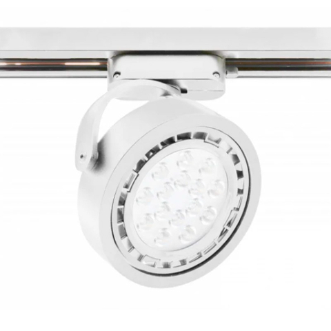 Светильник трековый 1-фазовый ETNA, ES111, макс. 20 Вт, AC220-240V, IP20, белый