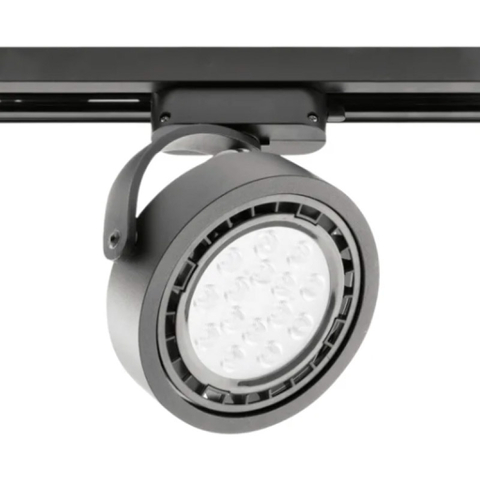 Светильник трековый 1-фазовый ETNA, ES111, макс. 20 Вт, AC220-240V, IP20, черный