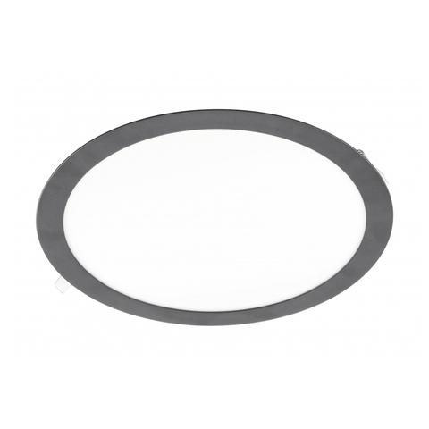 Світильник світлодіодний ORIS PLUS, 24 Вт, 2000 лм, IP20, AC220-240В, 50/60 Гц, 120°, 4000K, врізний, чорний