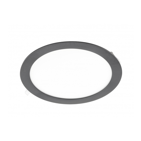 Світильник світлодіодний ORIS PLUS, 19 Вт, 1520 лм, IP20, AC220-240В, 50/60 Гц, 120°, 3000K, врізний, чорний