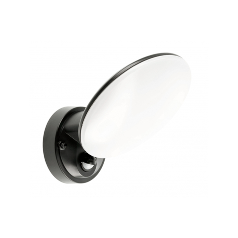 Світильник світлодіодний фасадний TERRO з датчиком руху, 10 Вт, 720 лм, IP54, 4000K, чорний