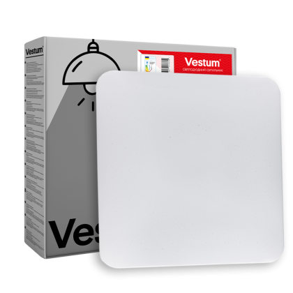 Потолочный светильник QUATRO звездное небо 20W 350*350*60мм 4000К