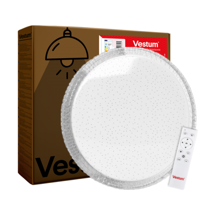 Стельовий світильник CRYSTAL зоряне небо 60W 395*60мм 3000К-6500К з ДК