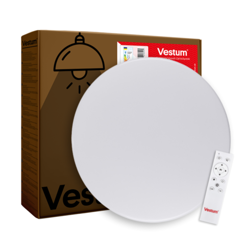 Стельовий світильник SIMPLE матовий 60W 375*60мм 3000К-6500К з ДК