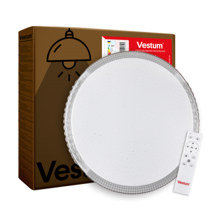 Потолочный светильник WILLOW звездное небо 80W 490*65мм 3000К-6500К с ДК